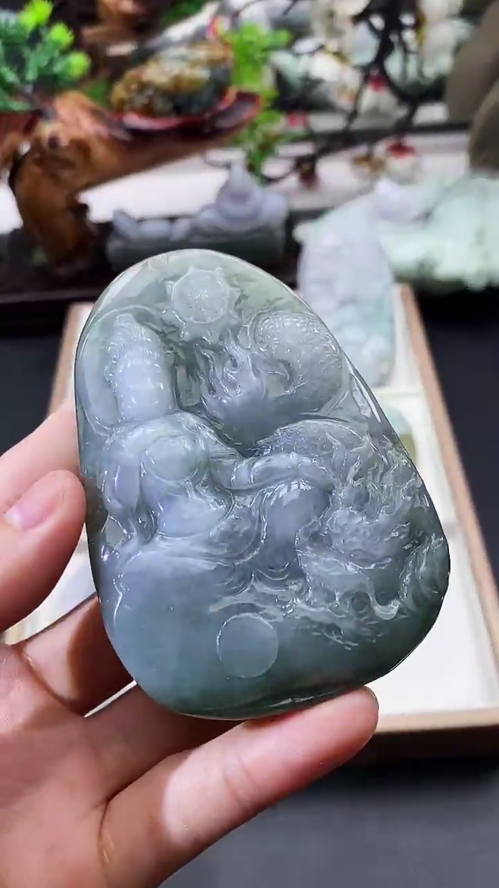 颈饰未镶嵌翡翠天然缅甸A货翡翠