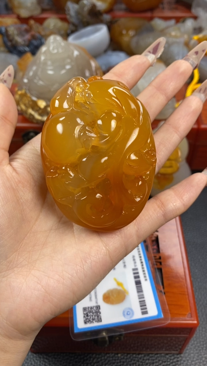 【闪购商品】玛瑙/玉髓手把未镶嵌1