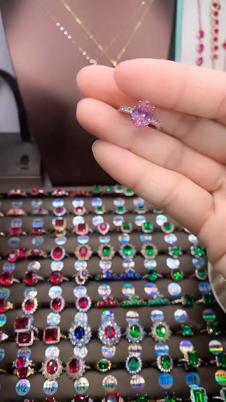 【闪购商品】蓝宝石戒指银S925镶嵌银色8.10