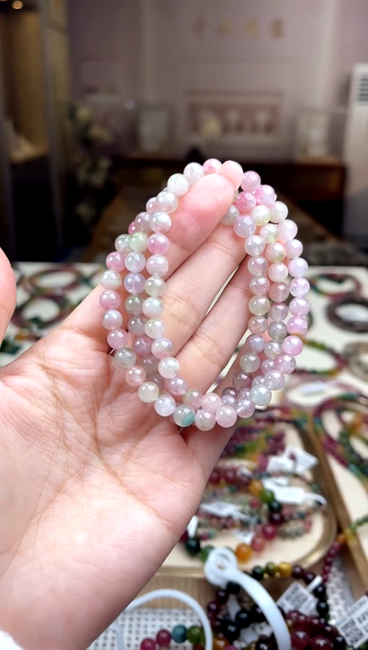 【闪购商品】碧玺/未镶嵌6mm+碧玺多圈多样性发货