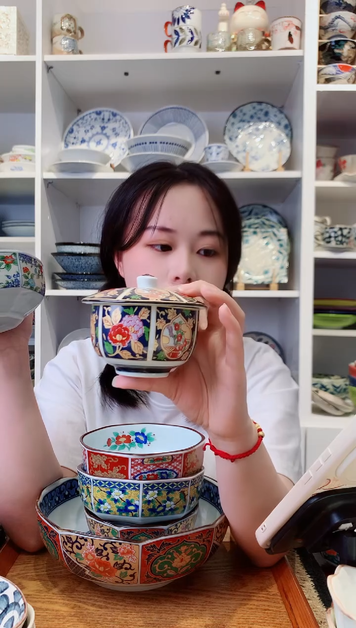 陶瓷复古宫廷风茶碗