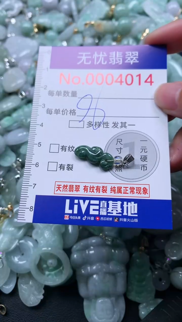 颈饰未镶嵌翡翠4014