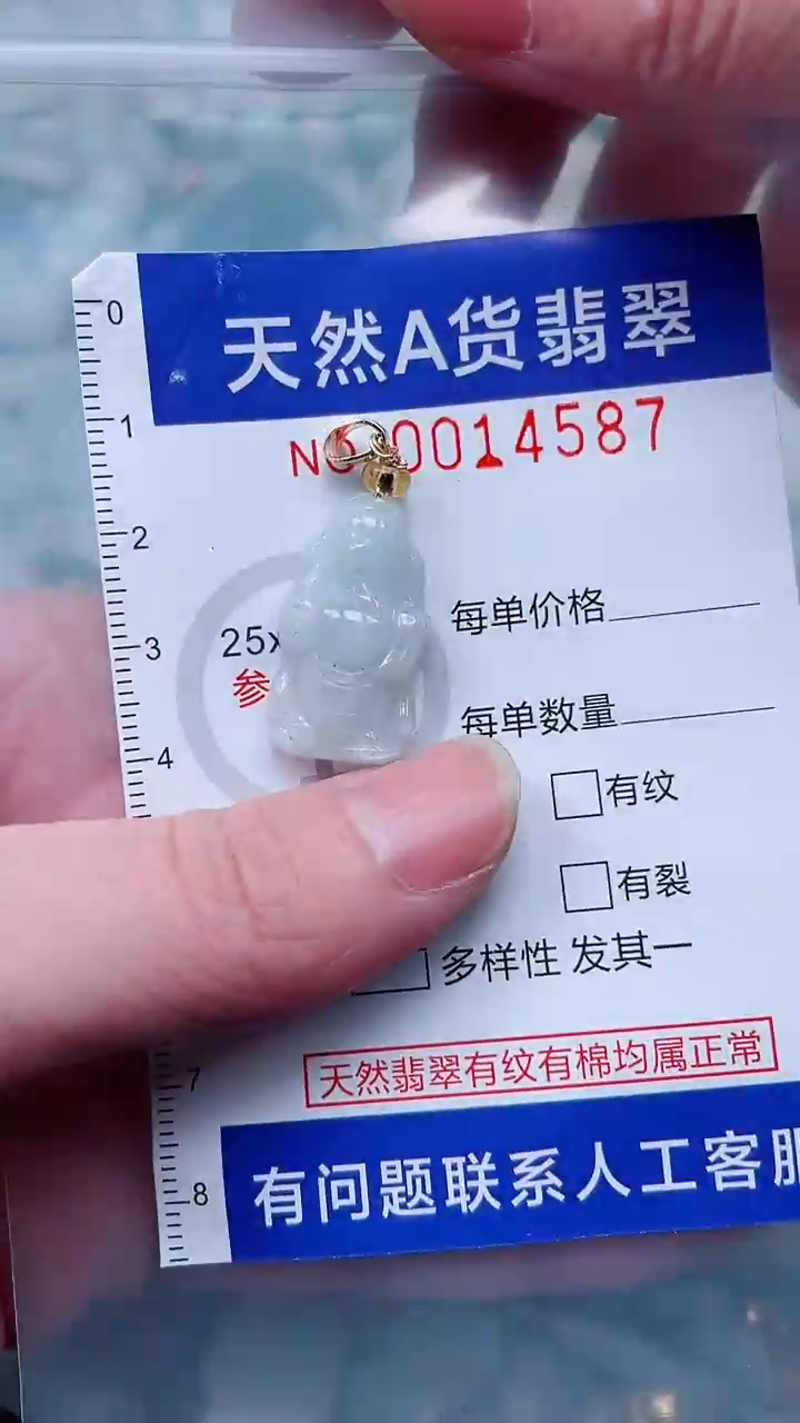 翡翠未镶嵌吊坠(不含链)1