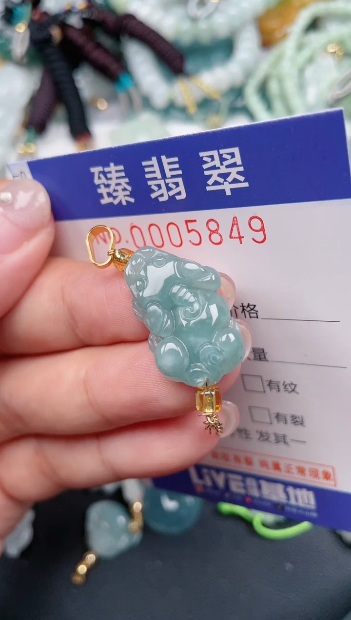 颈饰未镶嵌翡翠.0005849