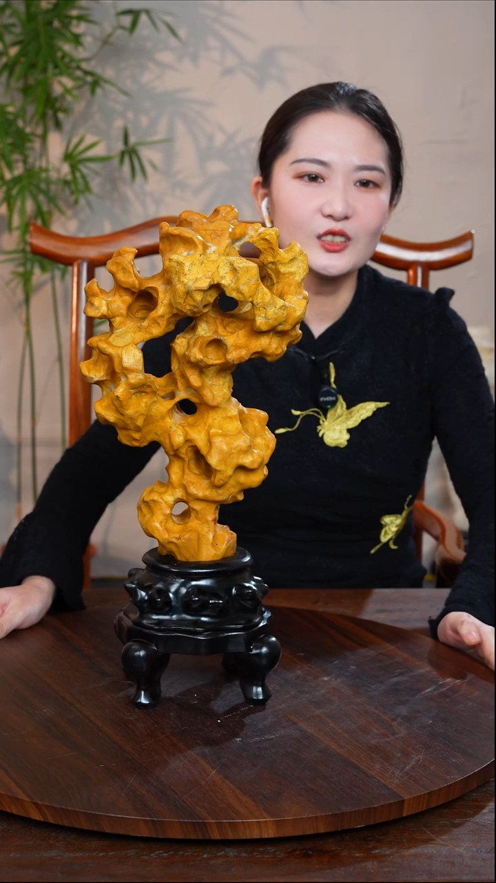 石材精美太湖石家居摆件