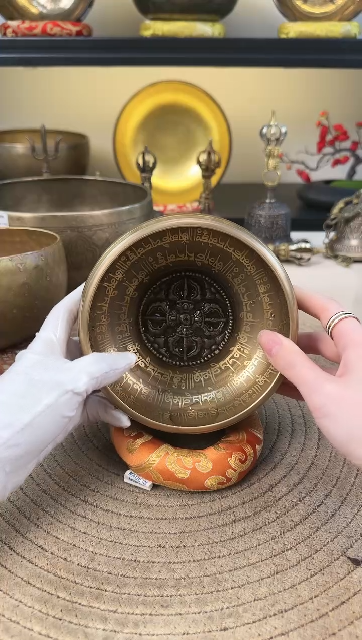 【闪购商品】13cm十字杵颂钵 送全套配件