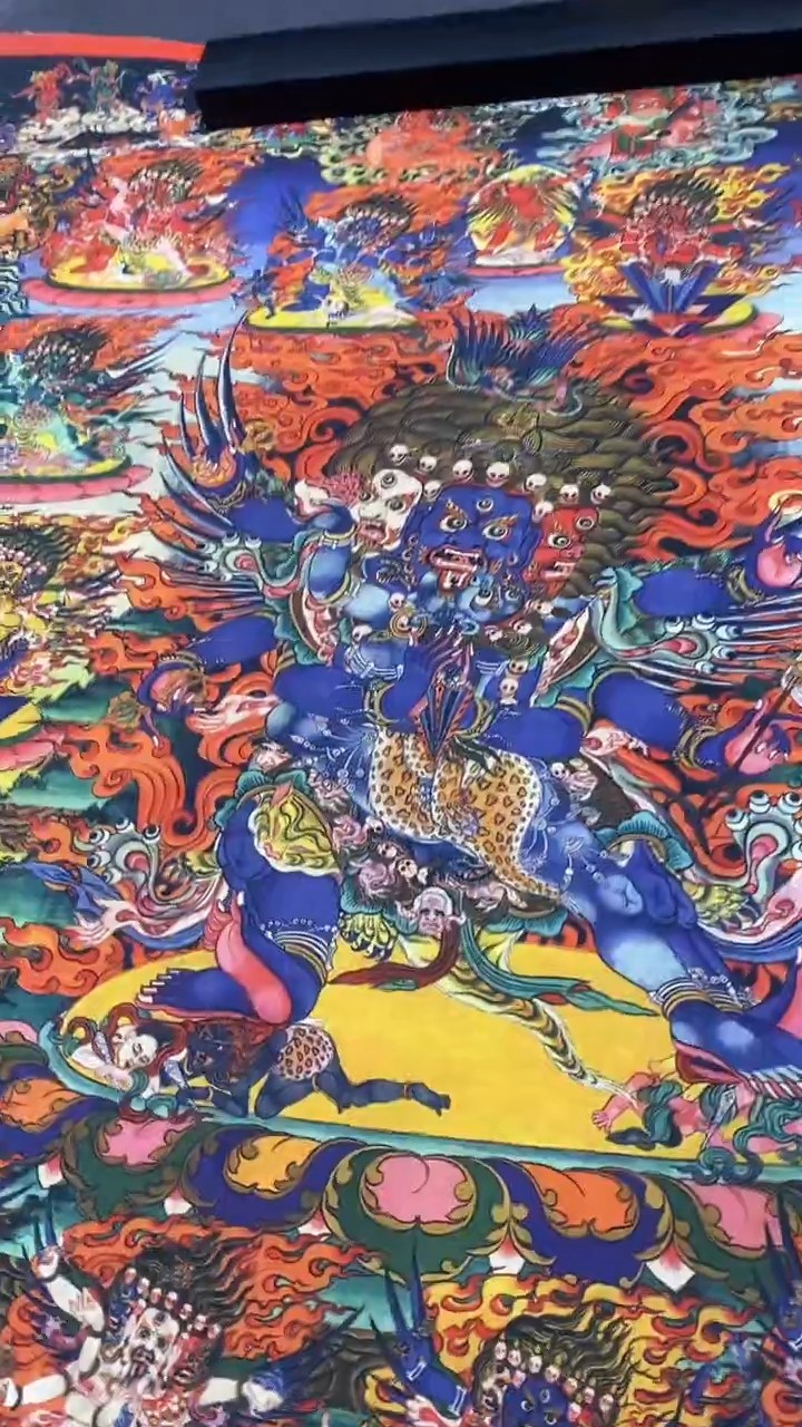 卷轴画王姬藏传唐卡艺术品