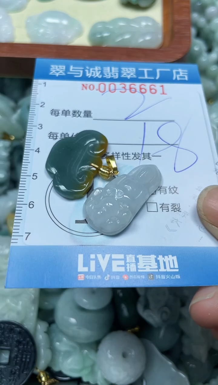 【闪购商品】翡翠颈饰未镶嵌闪购0036661