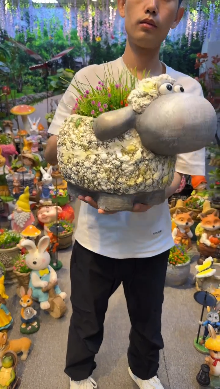 无花朵花园庭院摆件&00&