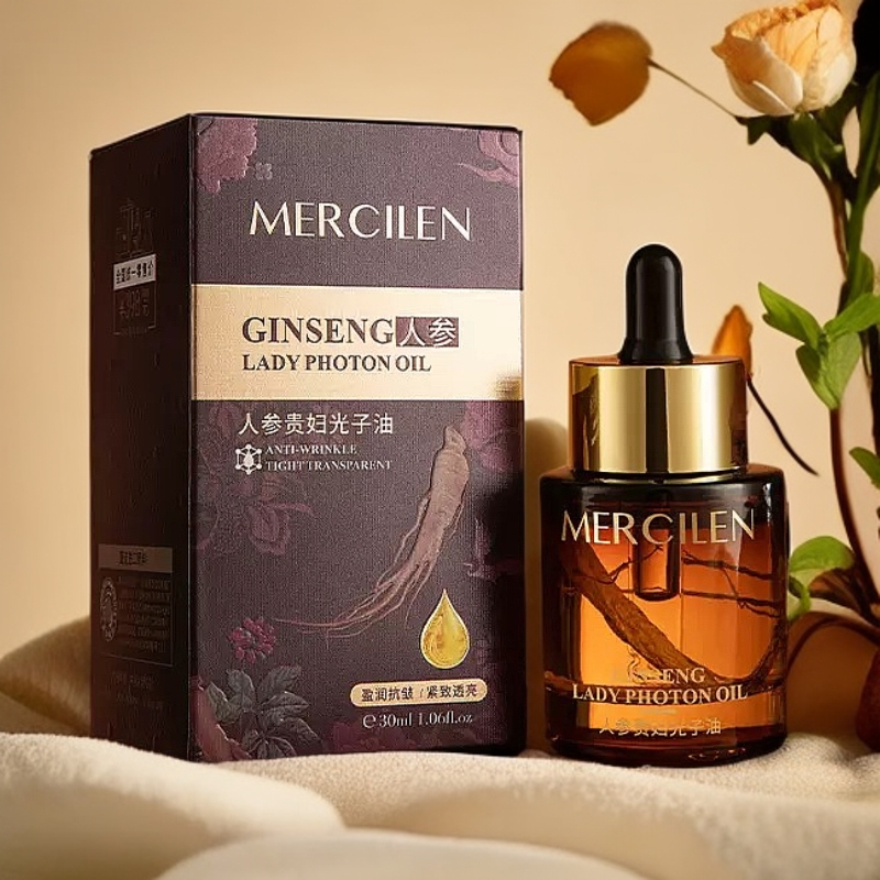人参贵妇光子油保湿以油养肤人参真材实料