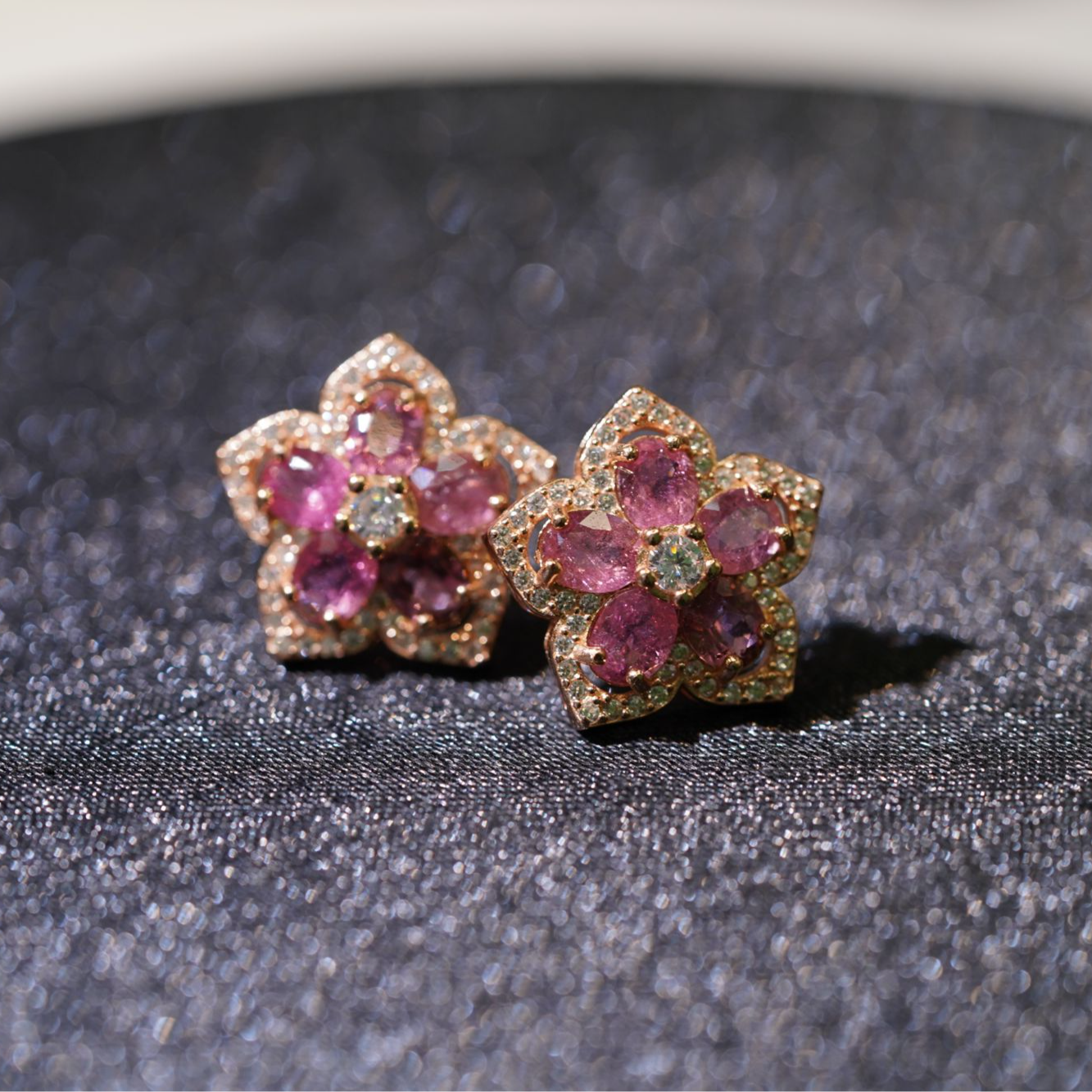 JSBXE0187-碧玺耳钉