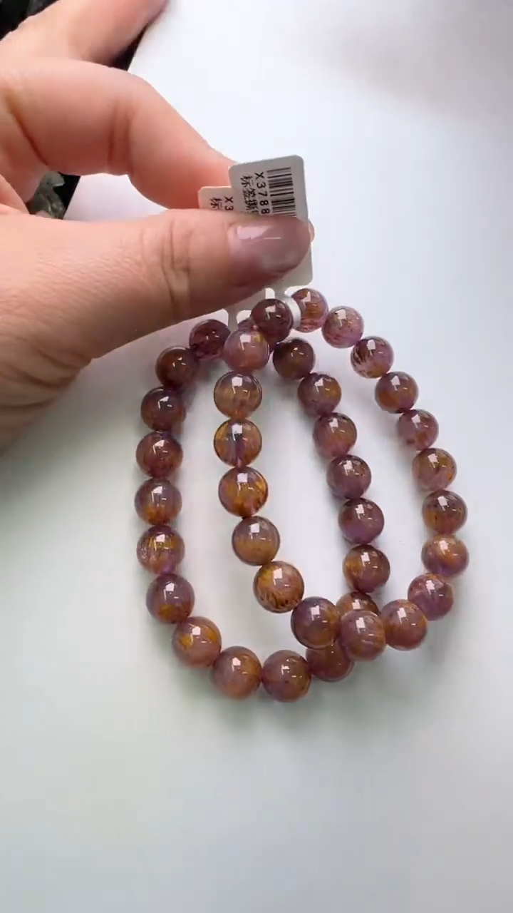 【闪购商品】水晶手串未镶嵌紫钛手串手串多样性发一X37880