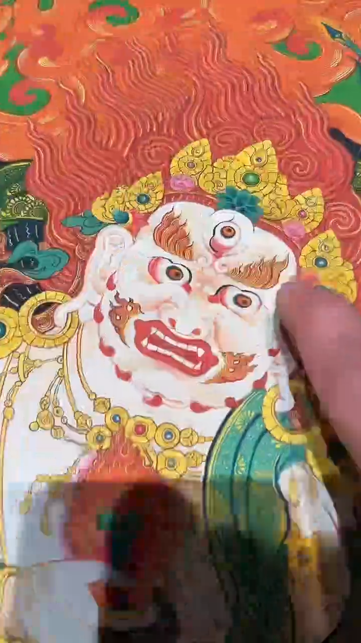 卷轴画【主播精品】高端卷轴画——唐卡AA188白玛哈嘎啦