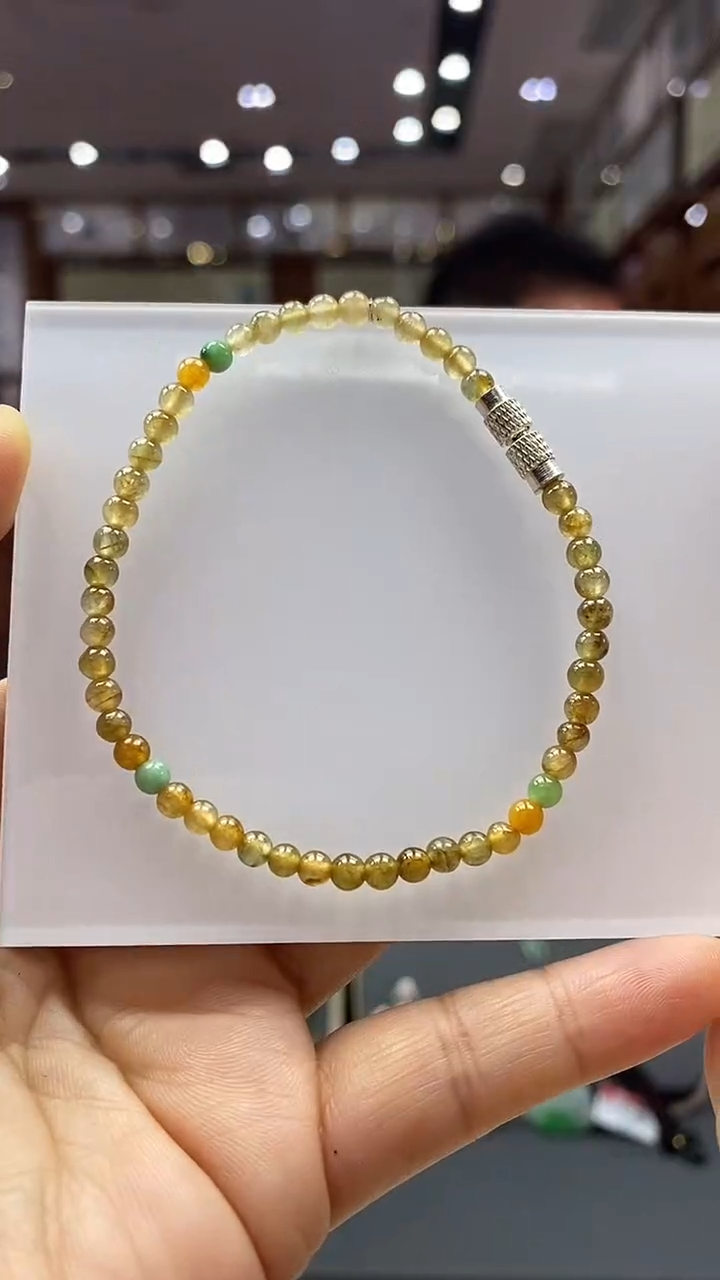 未镶嵌手串翡翠手串