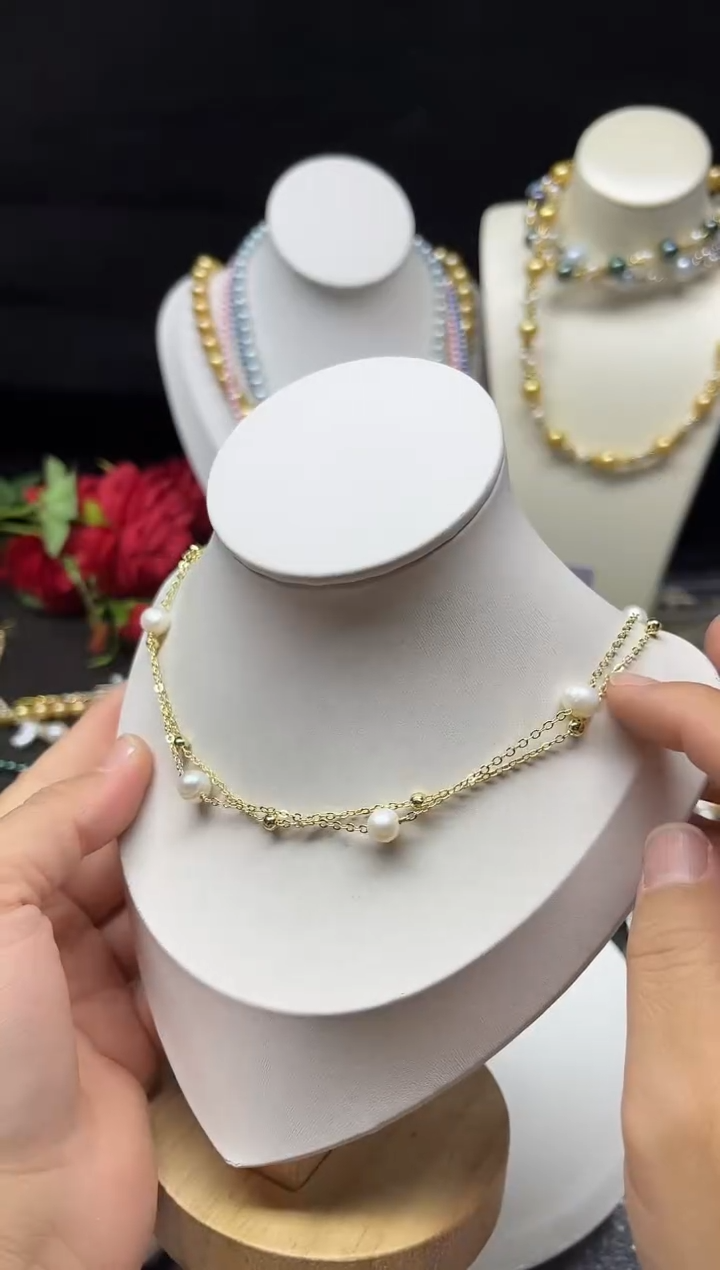 【闪购商品】淡水珍珠颈饰未镶嵌多人