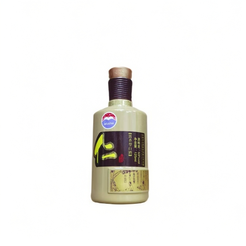 KWEICHOW MOUTAI/贵州茅台仁酒（酱香型白酒）125ml装光瓶53度125ml