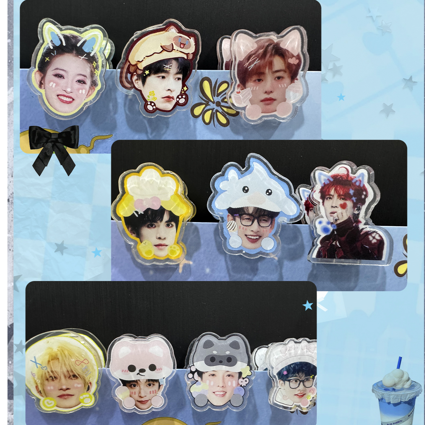 南波万名侦探学院可爱ins风亚克力pp夹