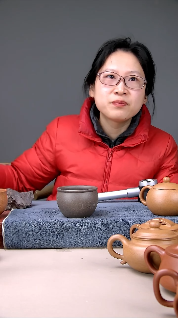 【闪购商品】紫砂茶壶蟹壳清杯子200