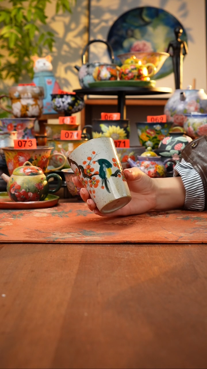 瓷片景德镇手工手绘174