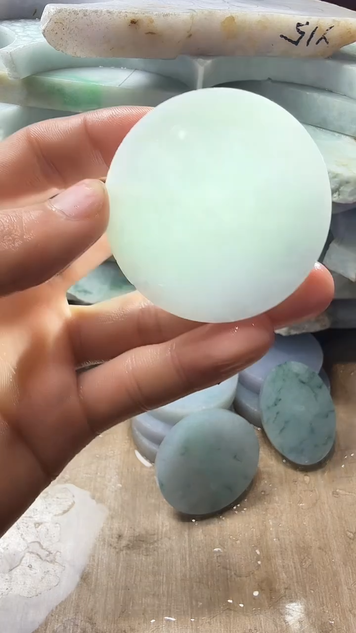 裸石翡翠天然翡翠A货花651