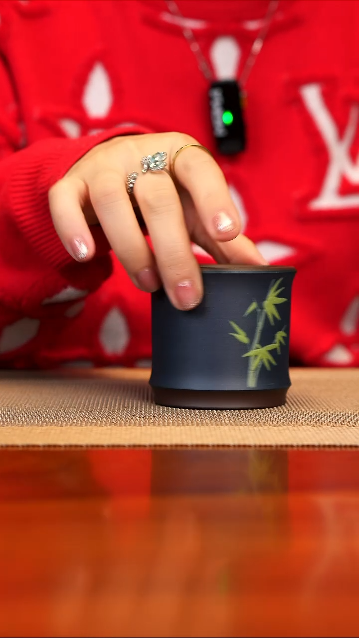 【闪购商品】紫砂茶壶紫泥粉浆竹杯