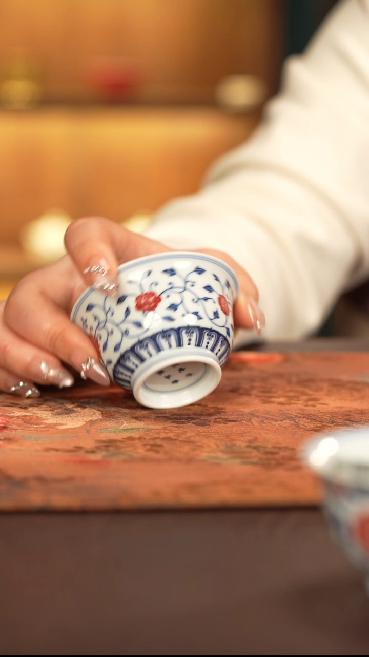 【闪购商品】杯子片云晚谷窑景德镇纯手工陶瓷