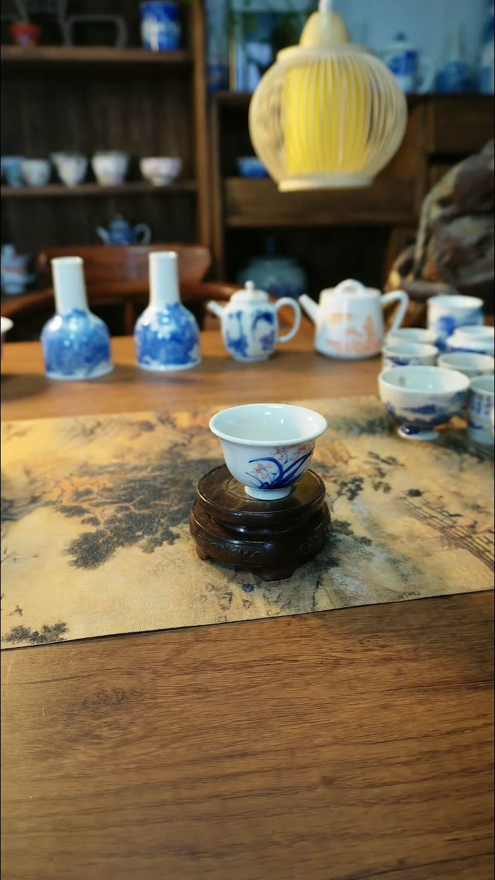 【闪购商品】釉下青花手绘茶器