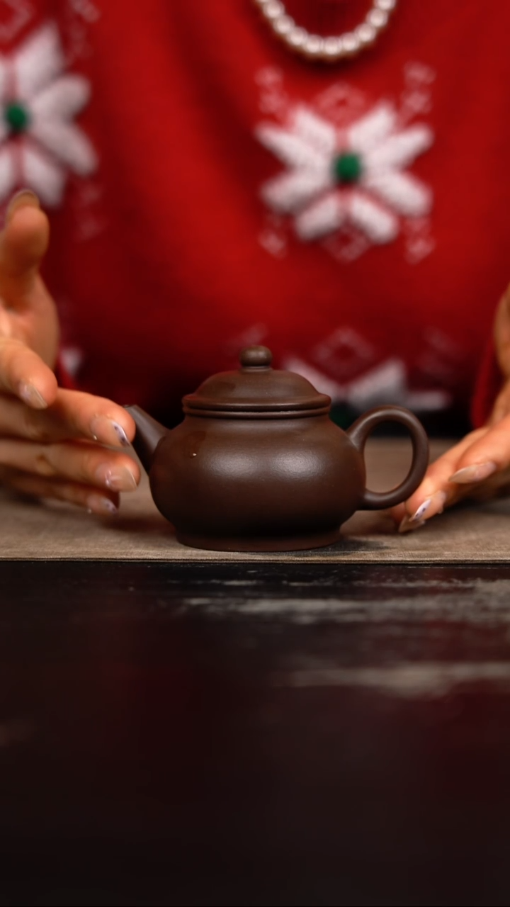 茶壶紫砂老紫泥水平