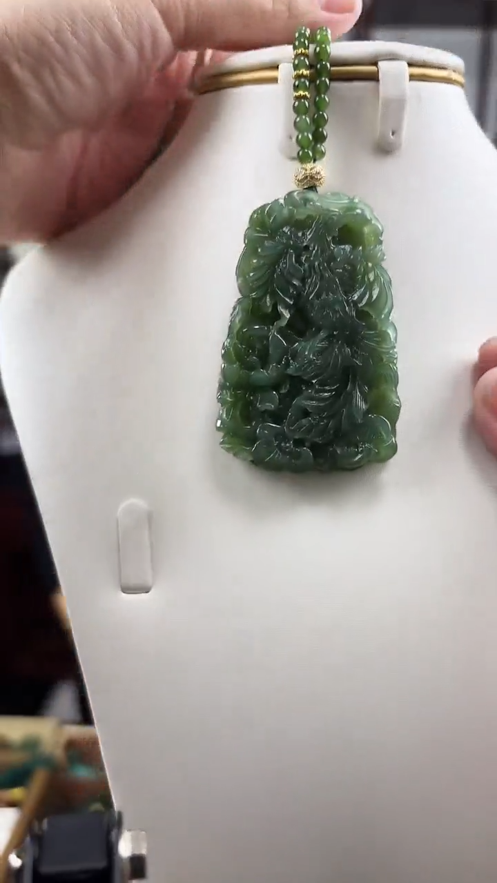颈饰未镶嵌和田玉凤凰