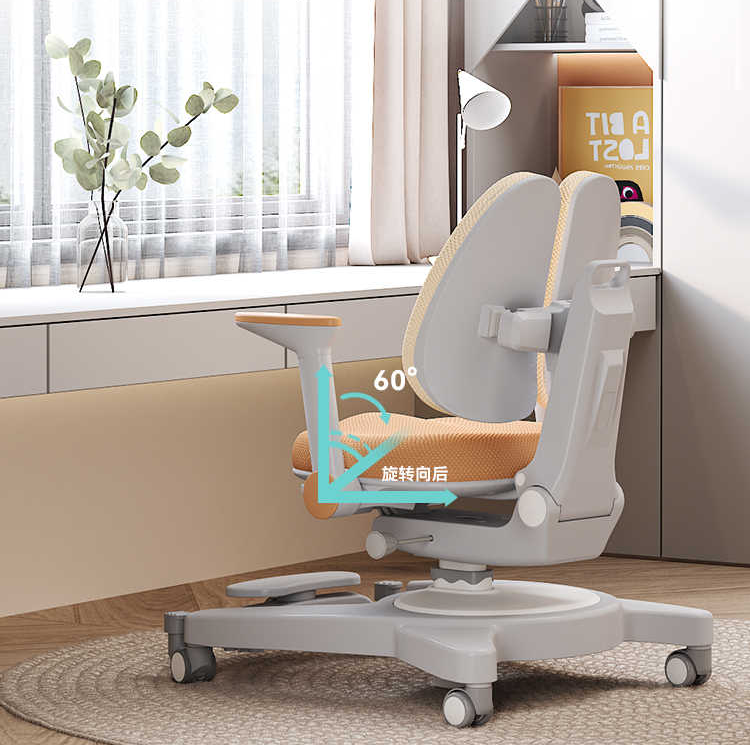 新款B828儿童多功重力追背能家用学习椅写字桌椅学生椅