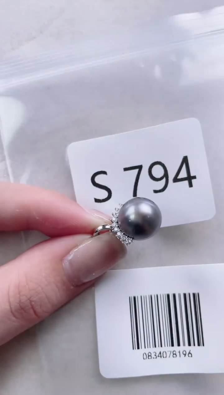 【闪购商品】海水珍珠吊坠银S925镶嵌S794