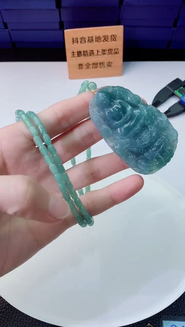 翡翠未镶嵌颈饰  ·