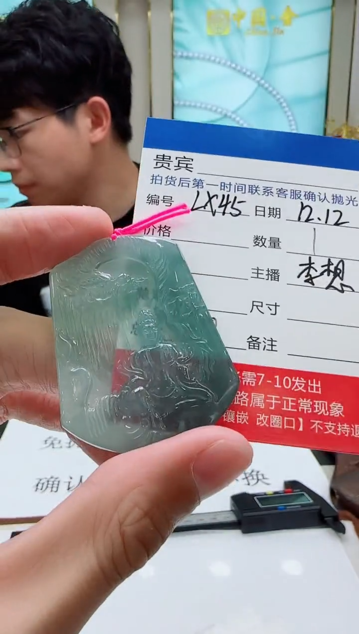 未镶嵌定制翡翠LX45翡翠吊坠-多样性发其一