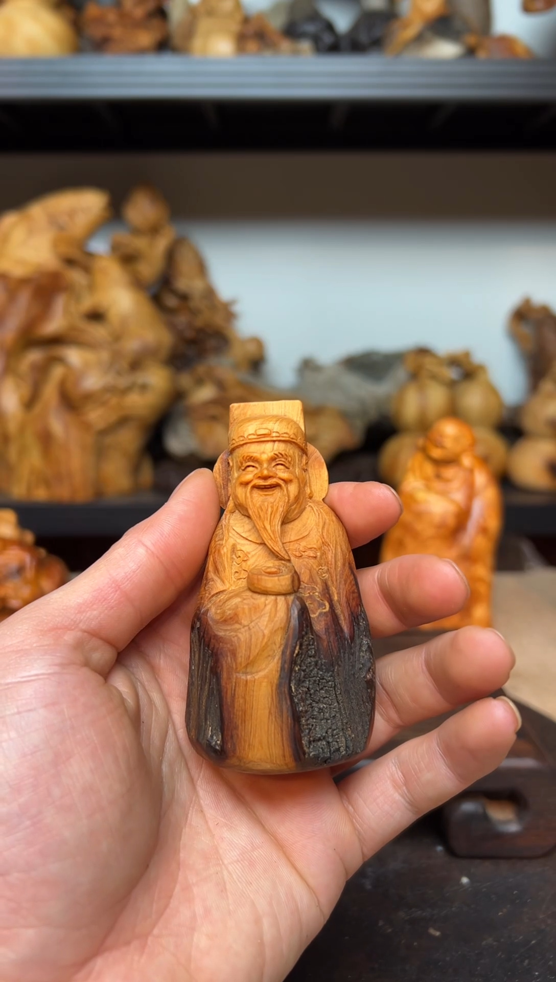 柏木（崖柏）崖柏雕刻件