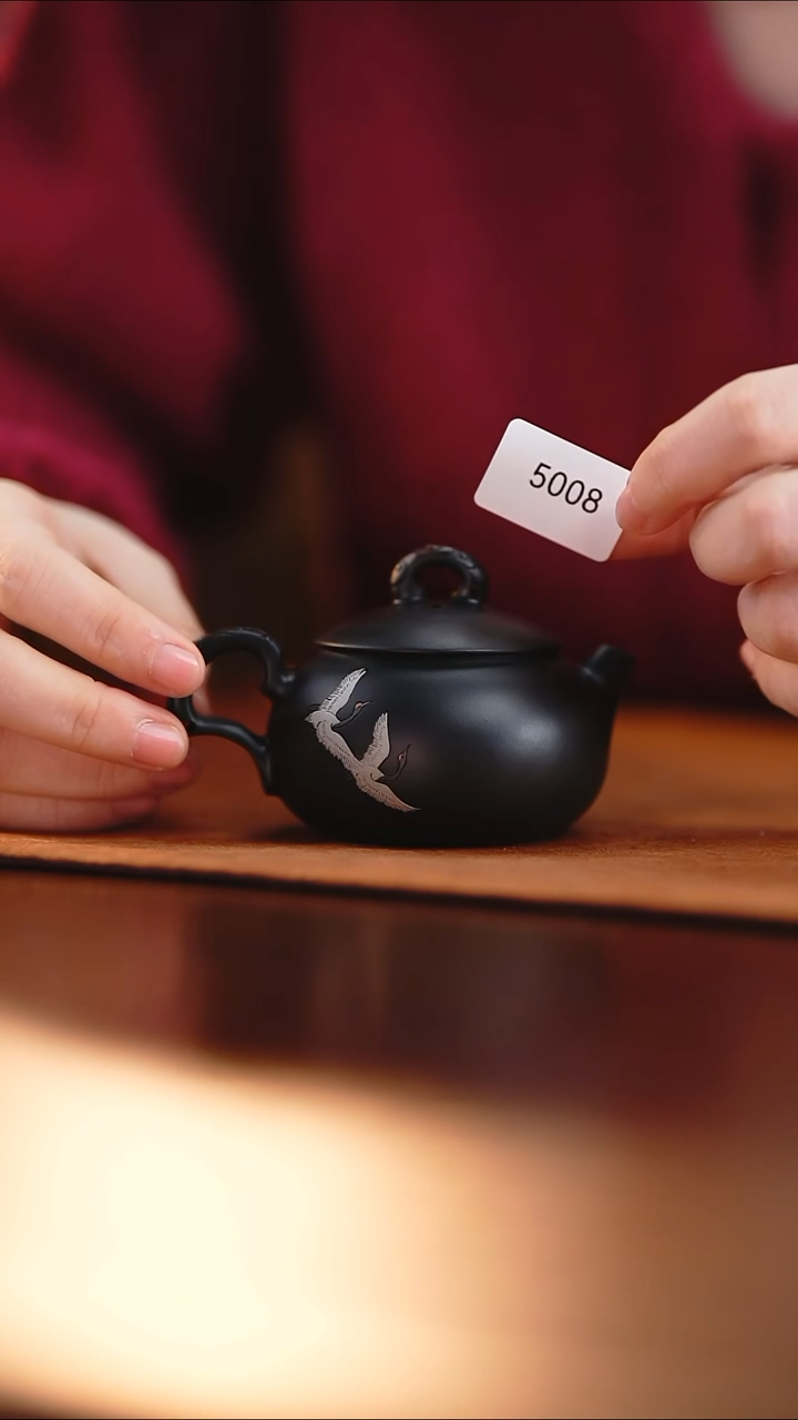 雲梦茶器紫陶茶壶5008