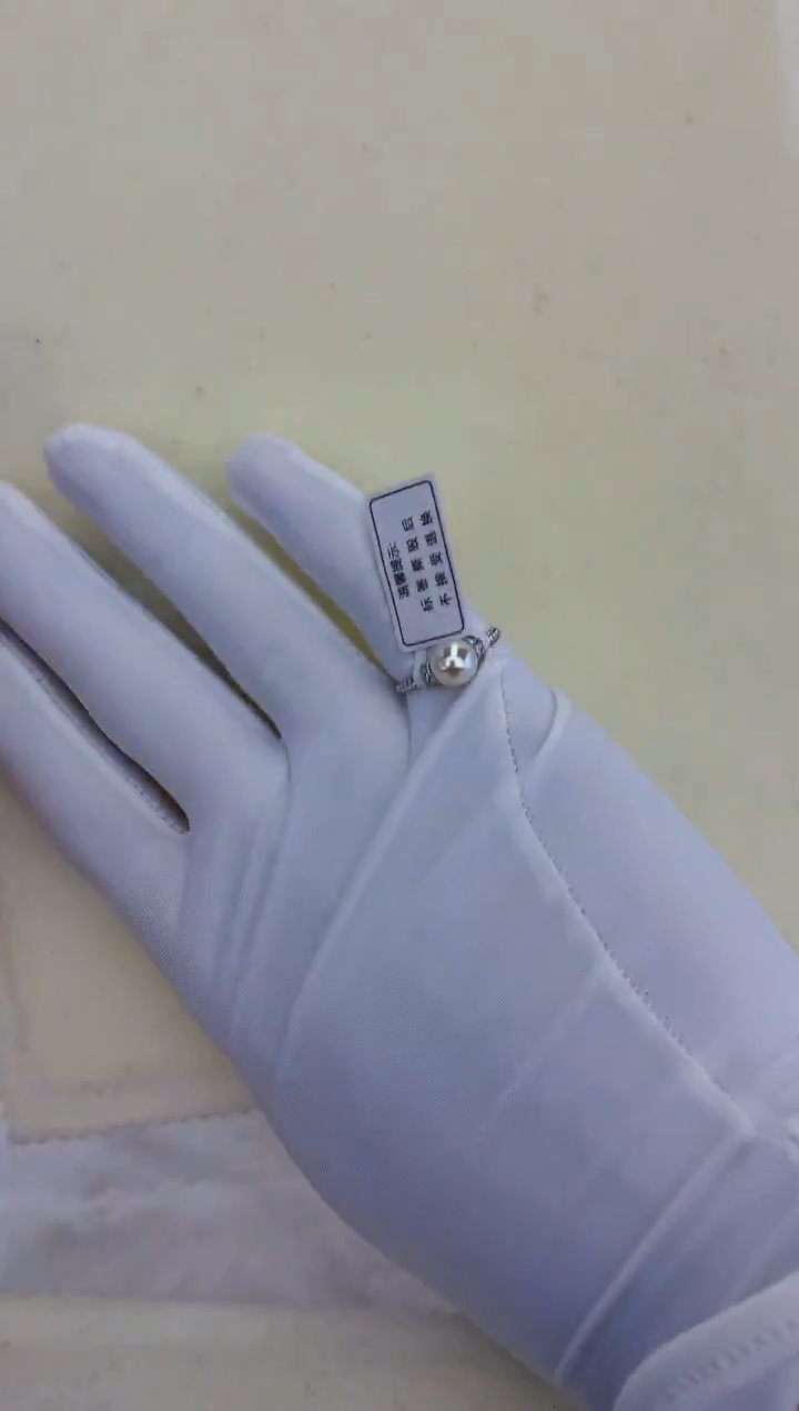 银S925镶嵌饰品海水珍珠设计款戒指