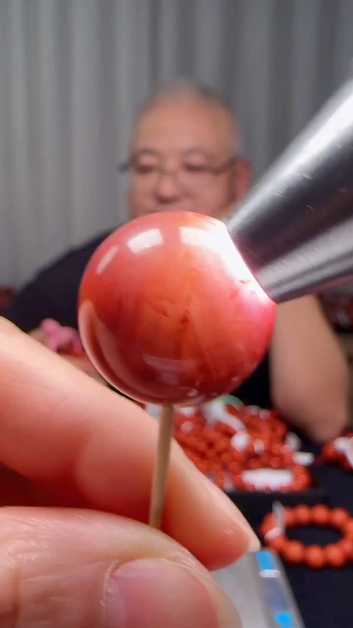 未镶嵌多样性发一件南红玛瑙20mm全品瓦西火焰纹单珠