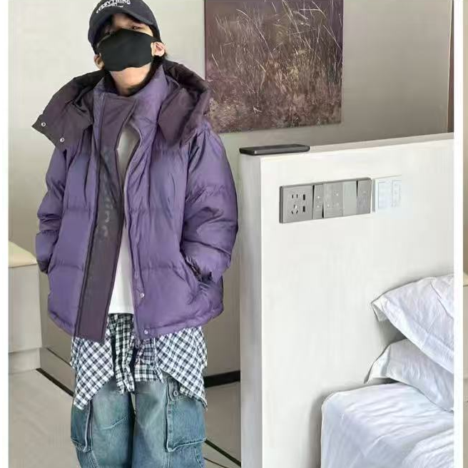 511121 韩版儿童2025冬季百搭舒适休闲洋气羽绒服