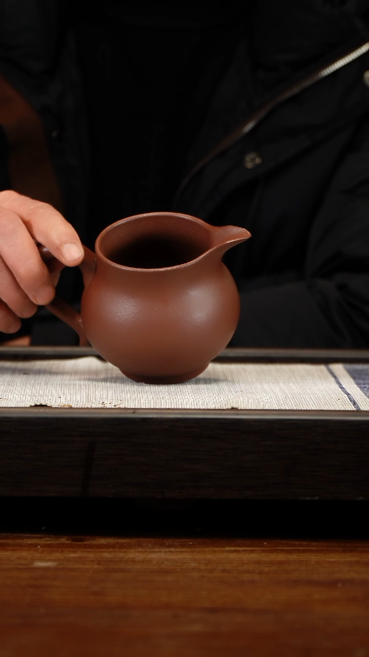 茶壶紫砂四底公道杯