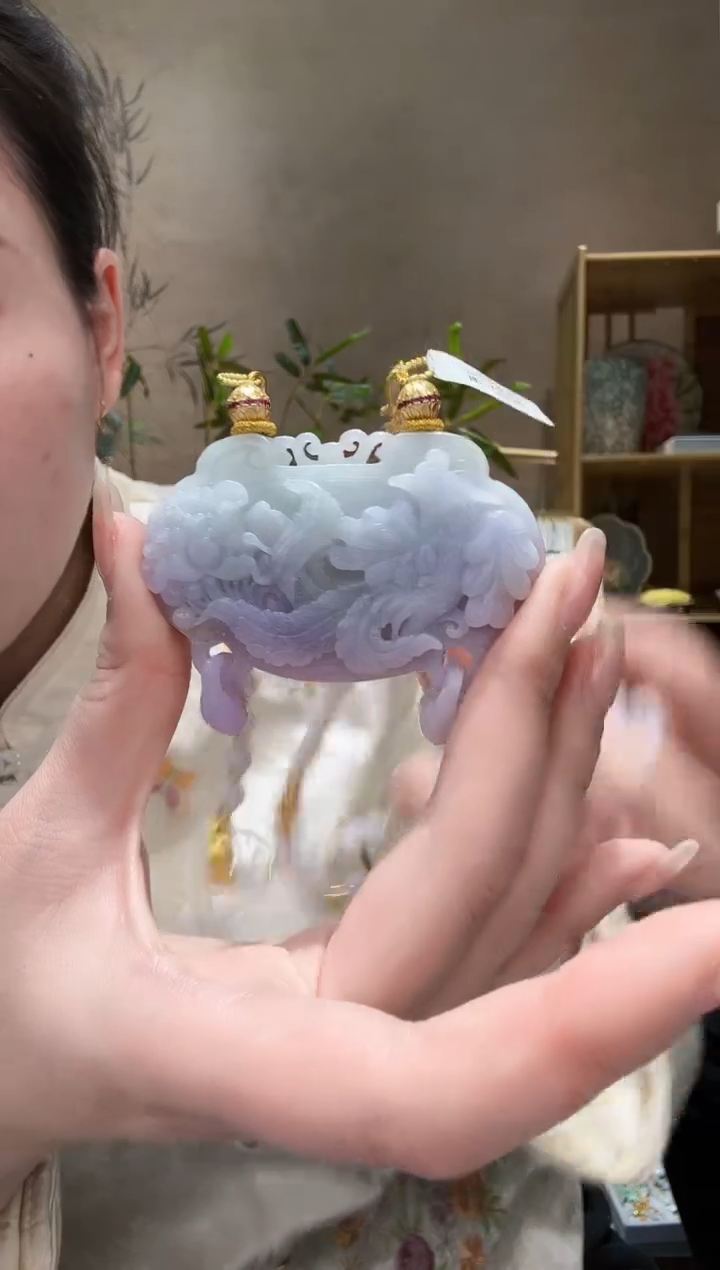 【闪购商品】翡翠耳饰未镶嵌吊坠