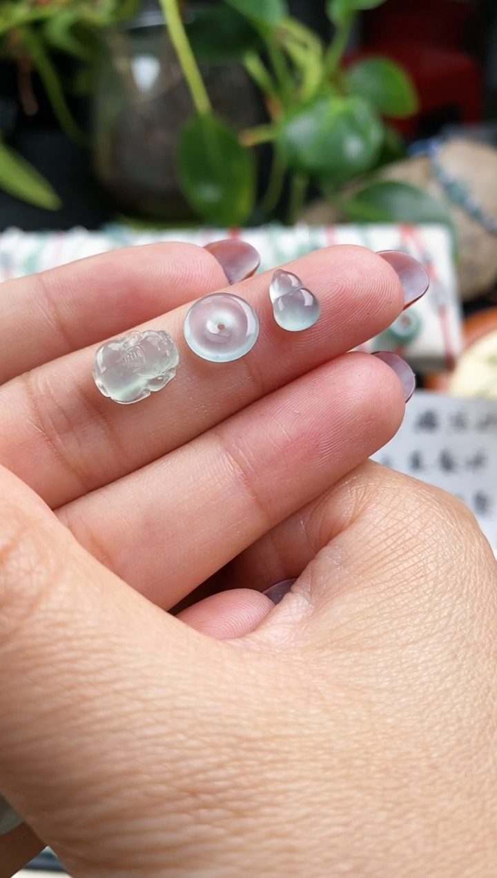 【闪购商品】翡翠戒指未镶嵌貔貅平安扣葫芦