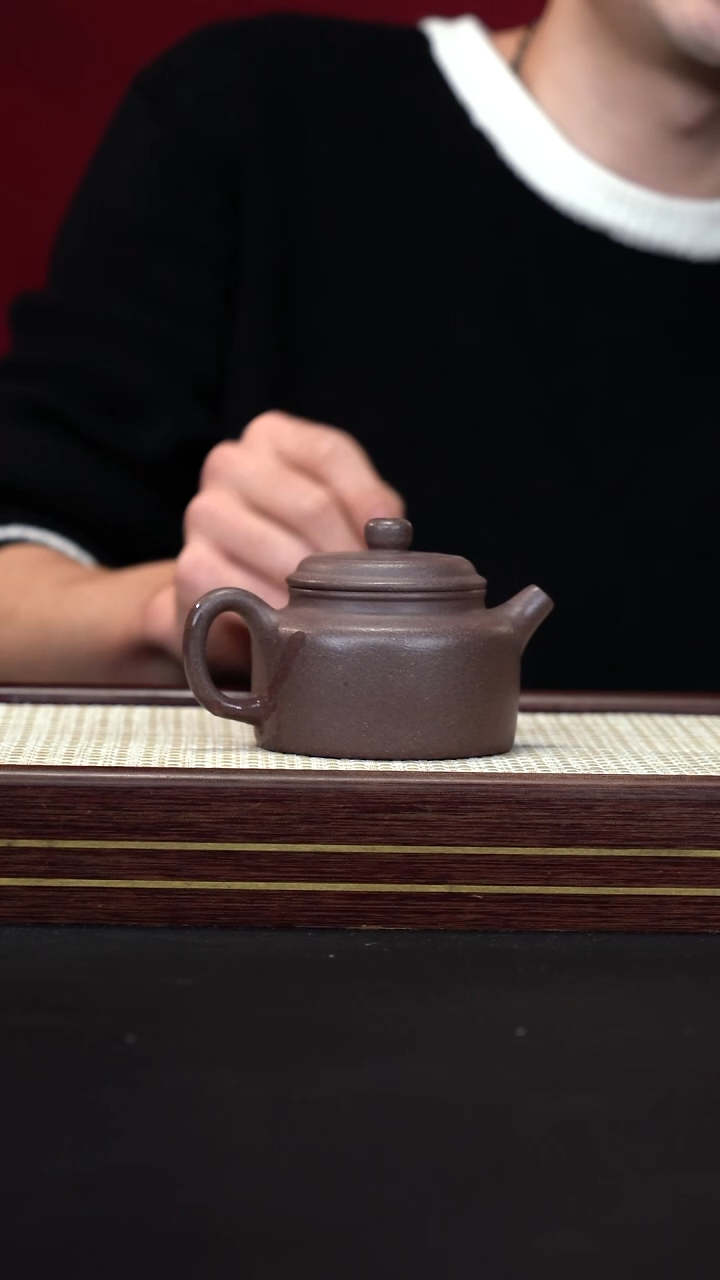 茶壶紫砂JF粗砂桃花泥 德钟