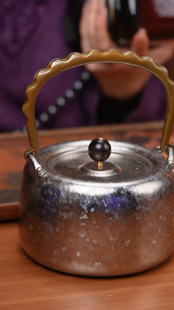 【闪购商品】纯钛冰晶烧水壶/本色/1000ml