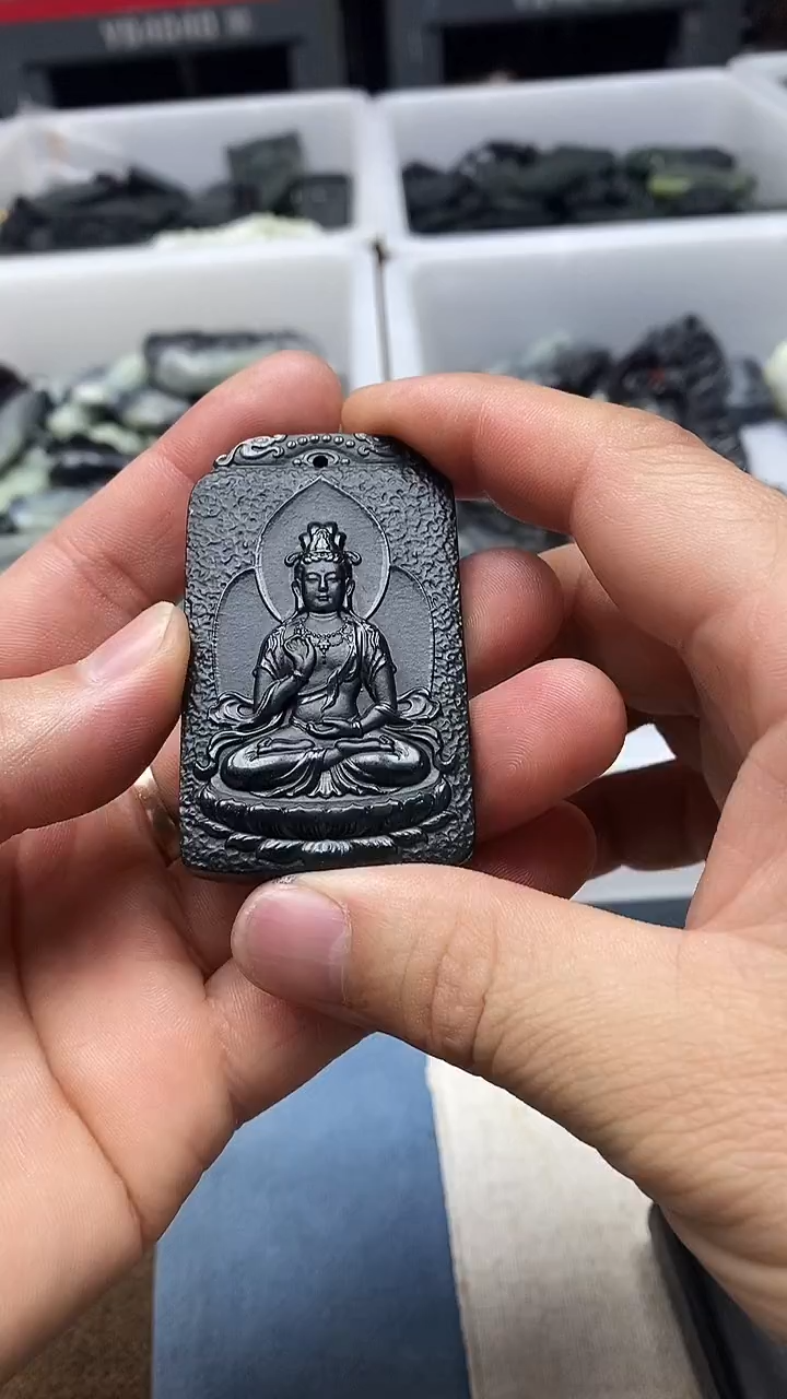 吊坠(不含链)未镶嵌和田玉1