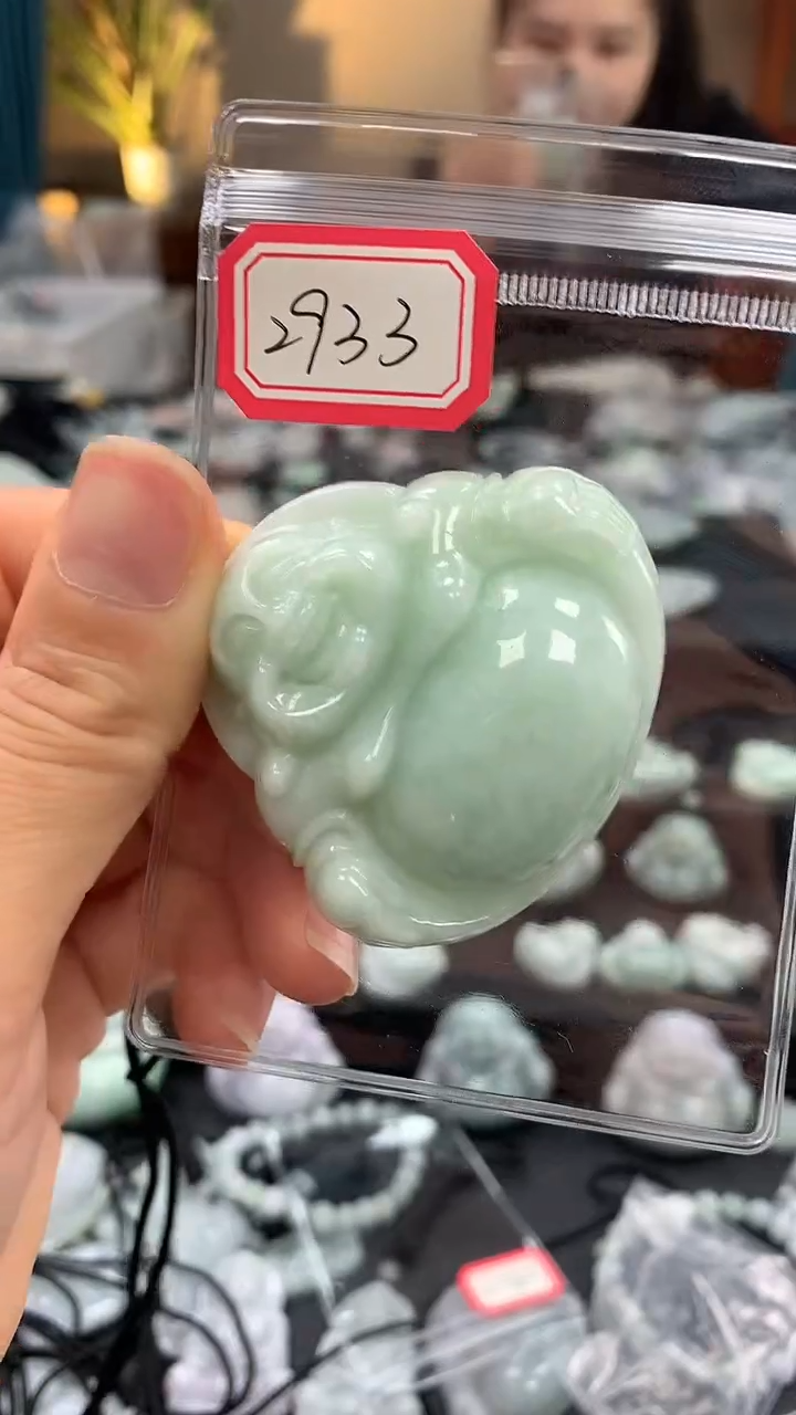 颈饰未镶嵌翡翠佛公2933