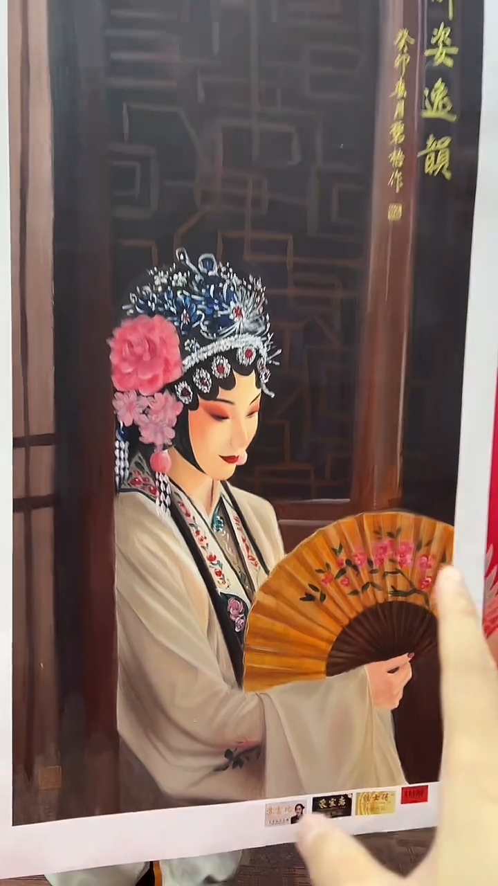 国画王碧梧绘画8pc戏曲人物