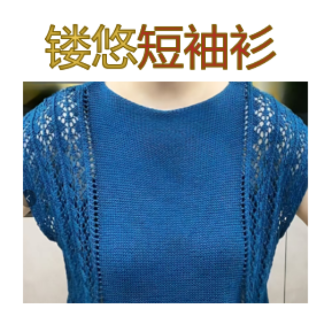 镂悠短袖衫(视频教程)