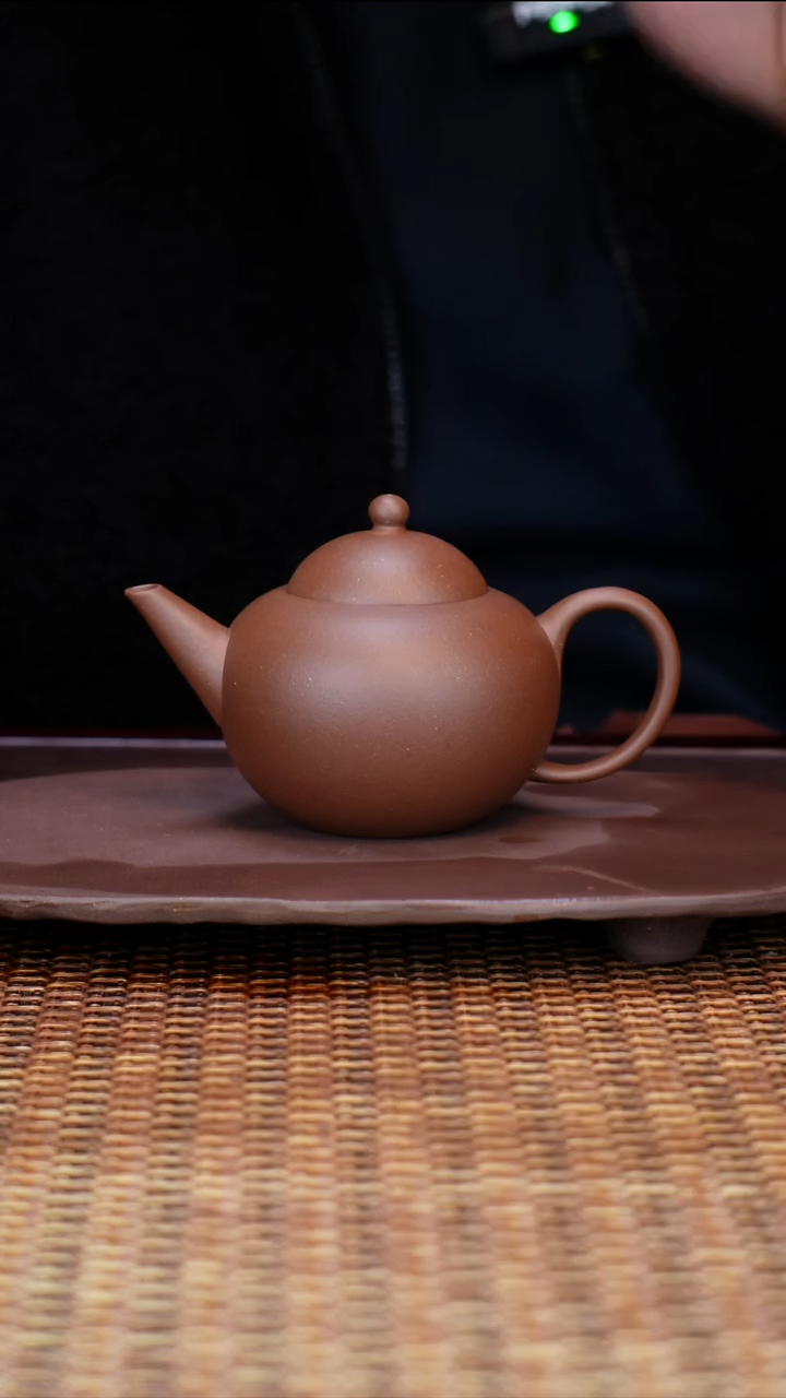 茶壶紫砂汀禾紫砂羊角山紫泥《珍宝水平》容量160cc