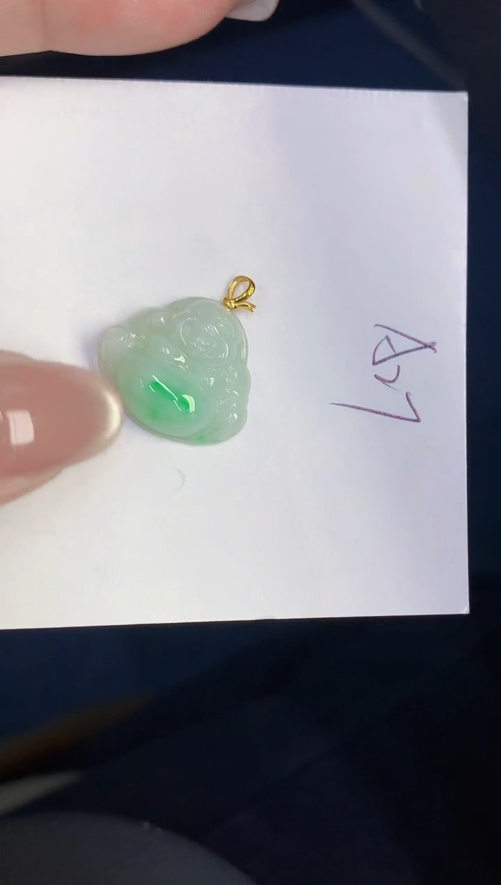 【闪购商品】翡翠18K金镶嵌颈饰0000000000