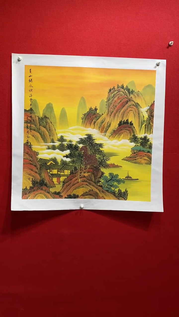 国画国画NYQ杰牛云勤老师作品